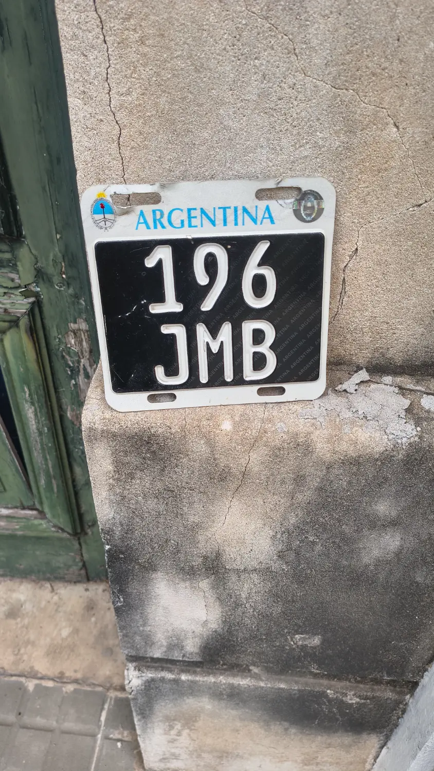 Patente de moto 196JMB