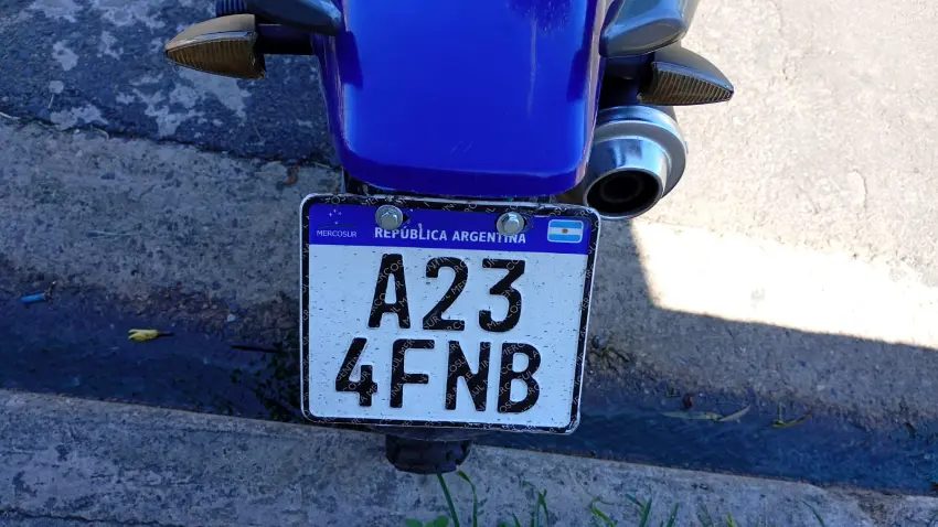 Patente de moto A234FNB